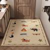 Modern Simple Entrance Doormat Ins Cute Zoo Print Living Room Carpet Large Area Fashion Art Home Decoration Bedroom Mat Tapis