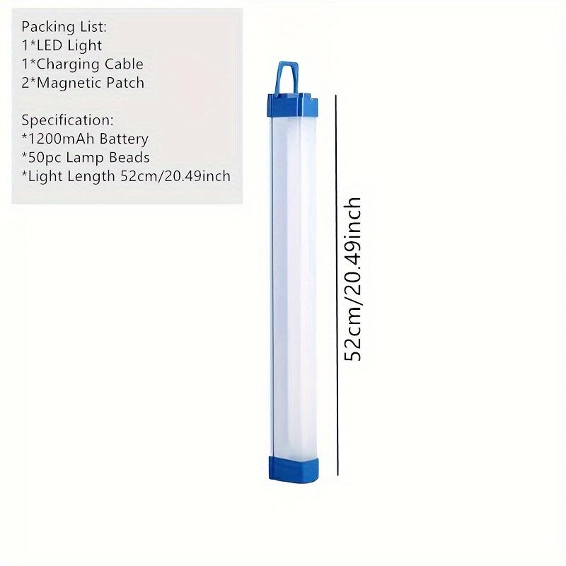 Портативный светодиодный фонарь для кемпинга, с зарядкой от USB, 36 В, высокая яркость, легкий материал ABS, магнитное основание и крючок, регулируемый, кнопочное управление,