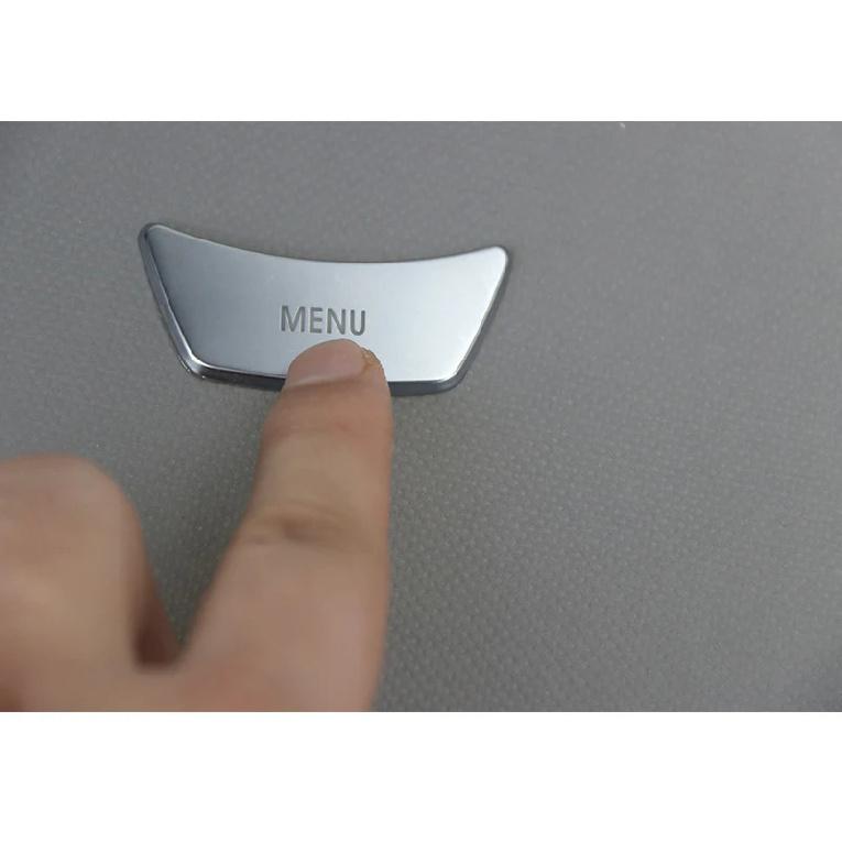 Car styling Interior multimedia control MENU button Trim Sticker cover for BMW e60 E90 3 5 series X5 X6 E70 E71 auto Accessories