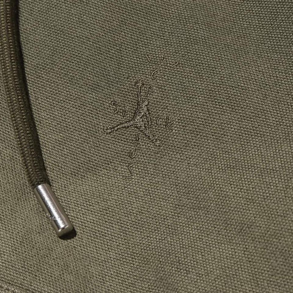 Jordan X Travis Scott однотонная модная куртка с длинным рукавом на молнии, женские куртки зеленого цвета FD9114-325