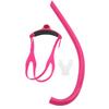 Swimming Front Mounted Snorkel with Silicone Mouthpiece Swim Training Breath GearRed