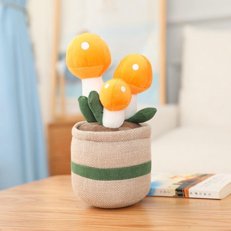 Имитация Растения Кукла Нарцисс Тюльпан Веселая Горшечная Серия Плюшевая Игрушка Декоративные Украшения