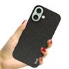 IMAK Серия Ruiyi для iPhone 16 Чехол Тканевая текстура Кожа+ПК Задняя крышка для телефона