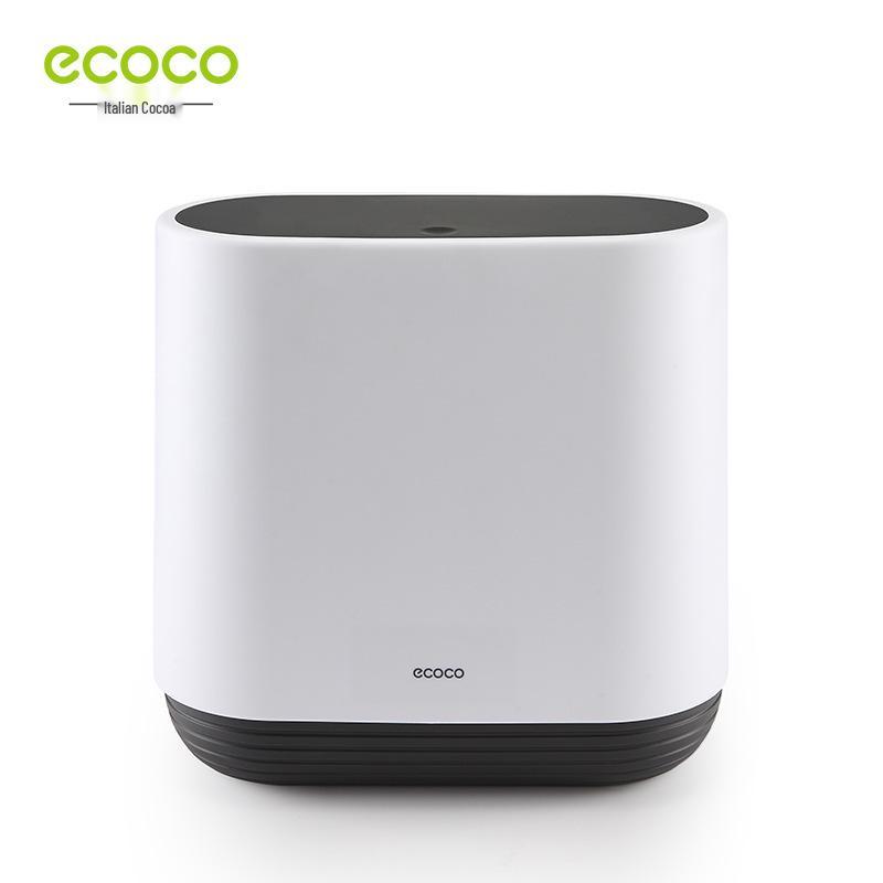 Nordic Crevice Trash Can with Lid - Narrow Wastebasket for Bathroom, Kitchen, and Living Room