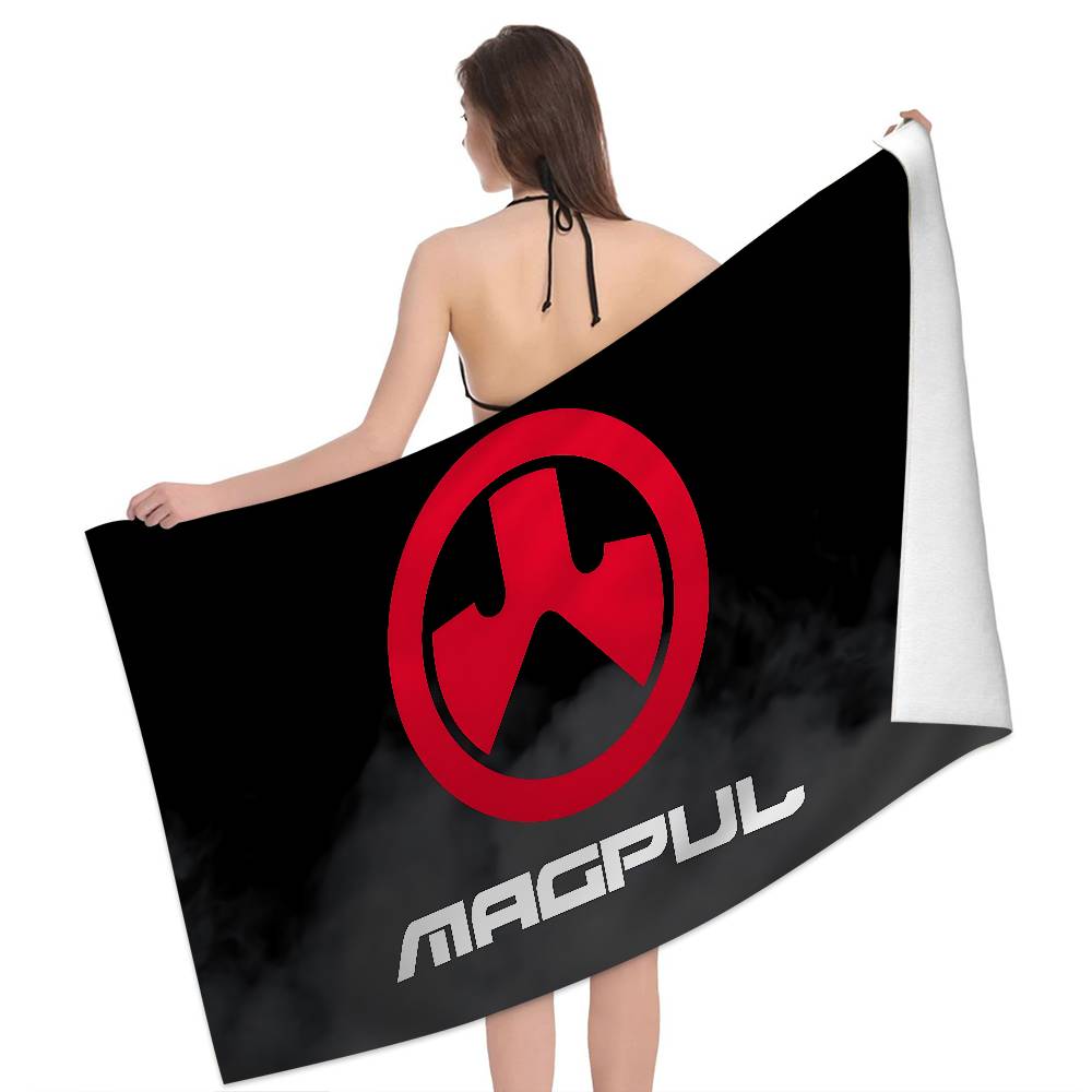 Magpul Логотип Оружия Пляжное Полотенце Цветные Полотенца Для Ванной Для Девочки Микрофибра Быстросохнущее Без Песка Пляжа Йоги Спа Тренажерного Зала Бассейна