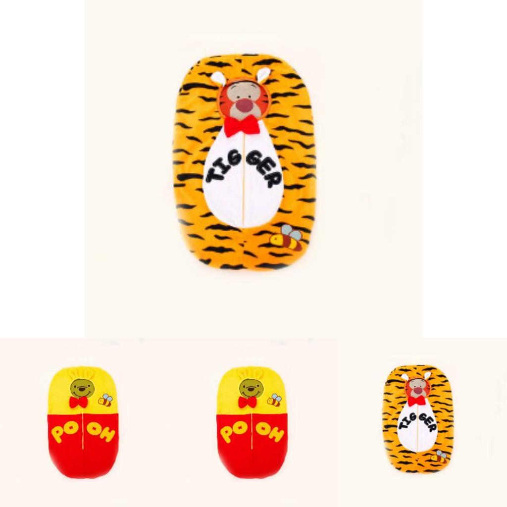 Детский мультяшный спальный мешок из теплого плюшевого материала для комфортного сна зимой