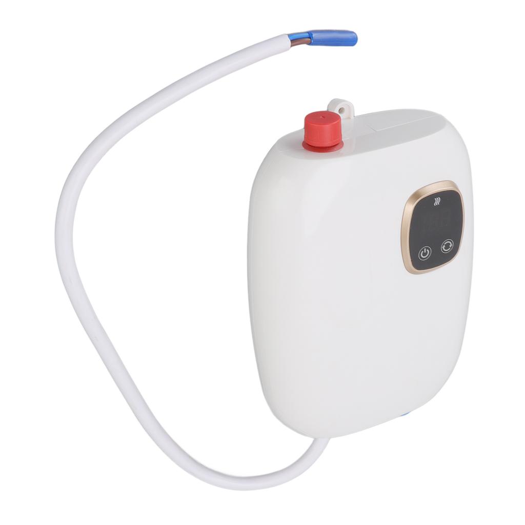 5500 Вт небольшой электрический мгновенный водонагреватель с цифровым сенсорным экраном умный термостат вода