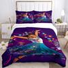3pcs Happy Mirabel Encanto Printed Quilt Set - Includes 1 Quilt Cover and 2 Pillowcases, Machine Washable - Suitable for All Seasons.S057