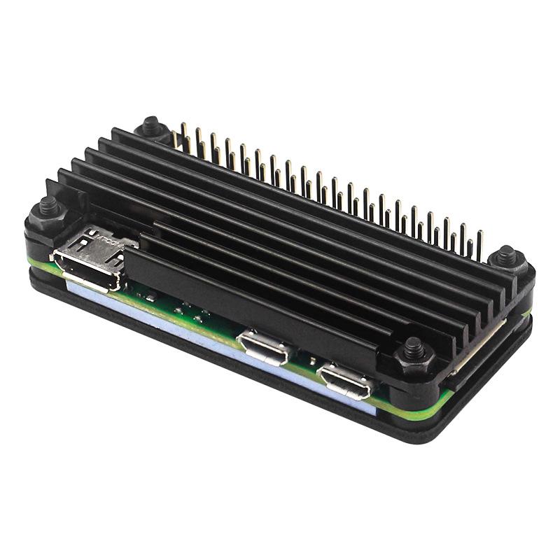 Алюминиевый защитный корпус для Raspberry Pi Zero 2W + штыревые разъемы и отвертка