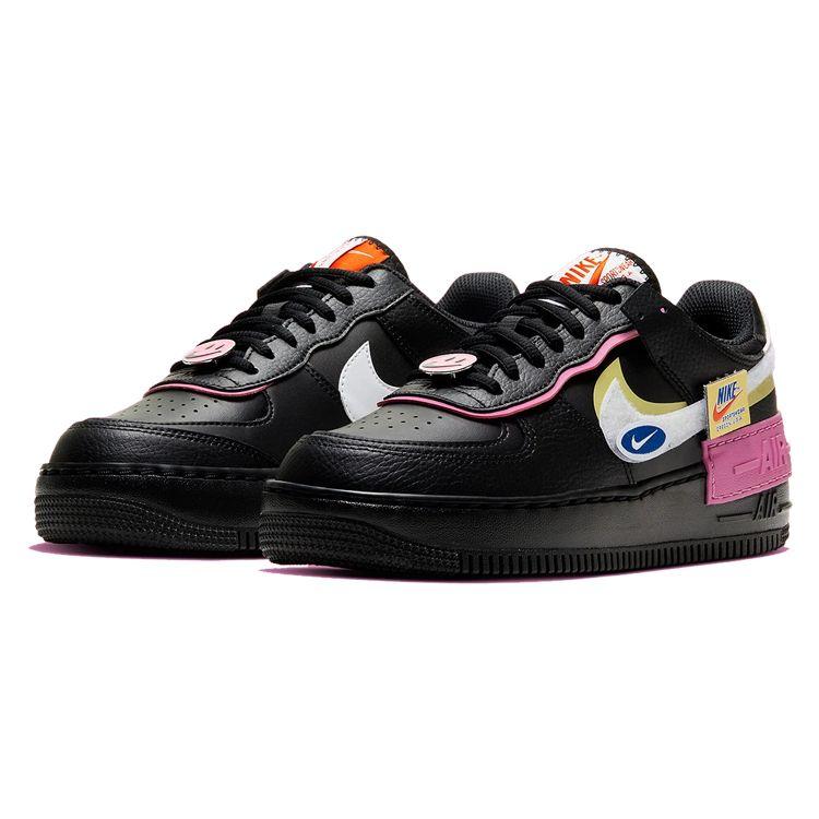 Nike Женские кроссовки Air Force 1 Shadow Cosmic Fuchsia Black Limelight White CU4743-001