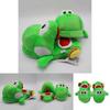 Cozy And Comfortable Nintendo Super Mario Brothers Yoshi Plush Slippers For Adults