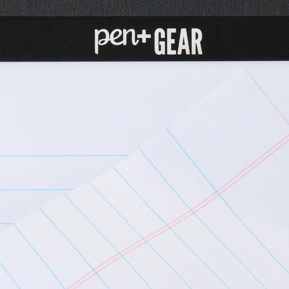 Wide Ruled Junior Legal Pads 5x8 Inches 50 Sheets White Paper 6 Pack Recycled Paper School Office Supplies