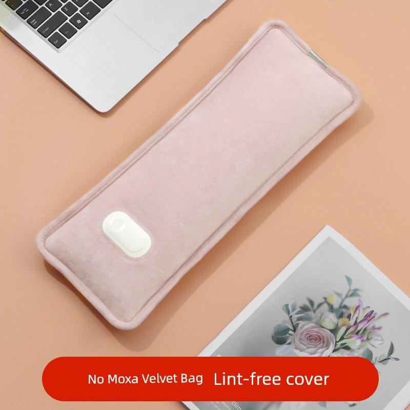 Explosion-Proof, Anti-Dry Burning, Enlarged and Lengthened Plush Rechargeable Hot Water Bag, Neck Protection Electric Hand Warmer, Waist Warmer, Bed