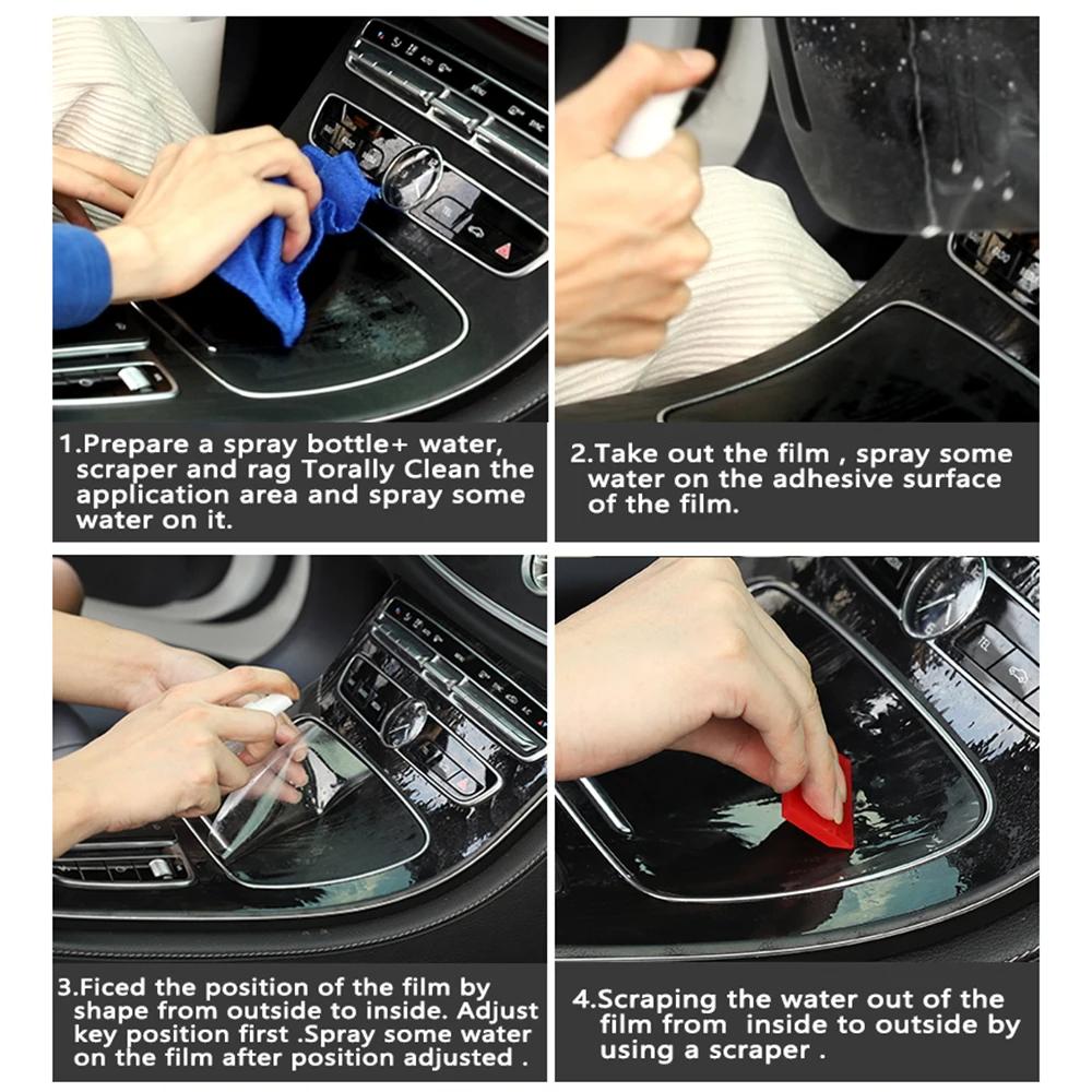 For Volkswagen T-ROC 2025 Car Panel Film Dashboard Protective Sticker Interior Screen Anti-Scratch Film Cover Accessories
