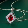 Sace Gems Классический роскошный циркон для женщин кулон ожерелье ювелирные изделия свадебное обещание вечерние подарок
