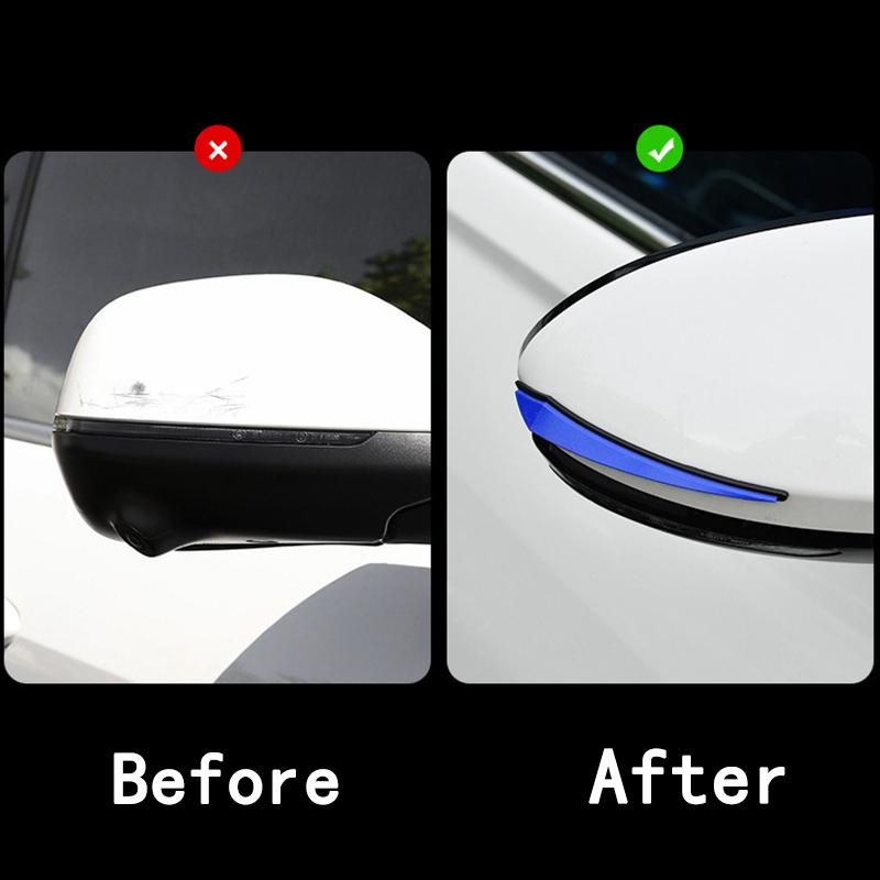 4 шт. автомобильные наклейки, защитная полоса для бампера, угловая защита, защитные полосы от царапин, лезвие для предотвращения столкновений, автомобильный автомобиль