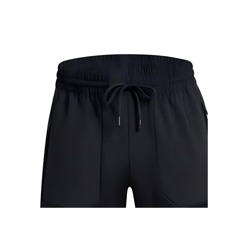 Under Armour Unstoppable Solid Color Drawstring Cuffed Training Fleece Knit Pants Men Pants Black 1382287-001