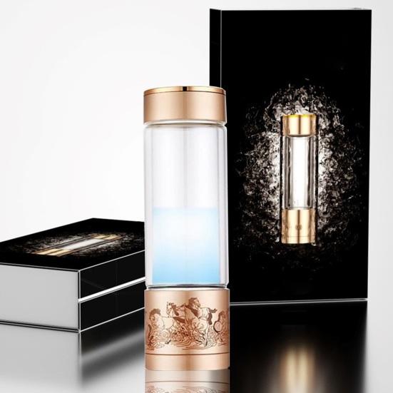 300ML Electrolyzed Water Cup Portable Hydrogen Water Generator Bottle Sealed Water Bottle for Home Office