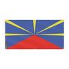 Bannière Drapeau De La Réunion 6 Oeillets 200x400cm En Polyester
