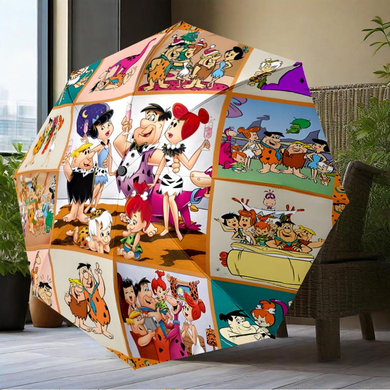 The Croods Players Adventure Umbrella Folding umbrella, automatic umbrella 8-Frame for Travel, camping Use Gift for Halloween Christmas