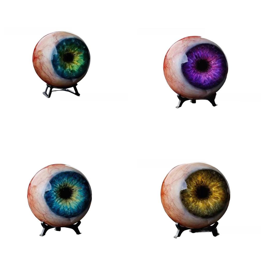 Monster Eye Resin Figurine Home Office Decor With Artistic Style For Giftgiving