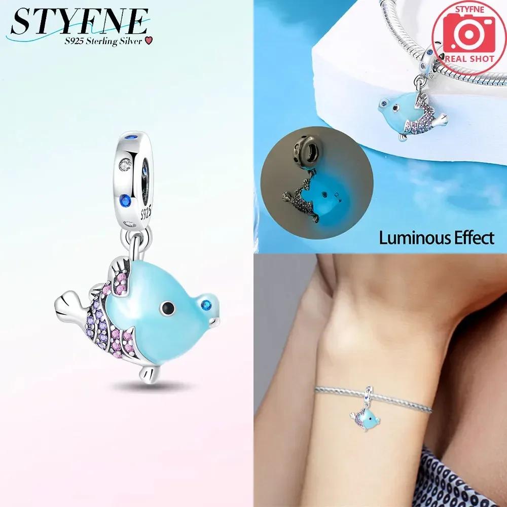 Светлячок Морская звезда Осьминог Медные шармы и Рыба Светящиеся Меняющие цвет Модные Оригинальные браслеты Сделай сам Изысканные ювелирные изделия Подарки