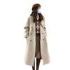 Autumn and Winter New Apricot Woolen Coat Coat Small Korean Winter Thicker