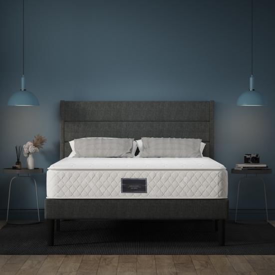 Foam Mattress Spring High Stability Friendly to Skin Better Support Sweat-wicking Bed Comfortable Relax Polyester Bedroom Queen Size Supplies