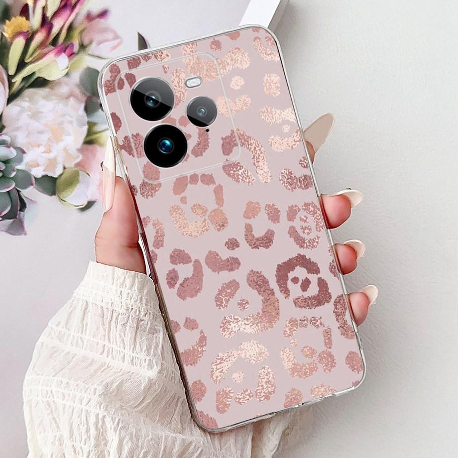 Soft Liquid Silicone Back Cover For Realme GT7 Pro RMX5011 Phone Case Marble Gothic Style Cartoon Bumper Shell Realme GT 7 Pro