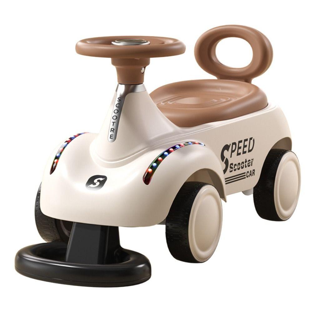 with Sweeping Ride on Car Peanut Shaped Sliding Walking Toy Kids Toddler Scooter Kids Ride on Car