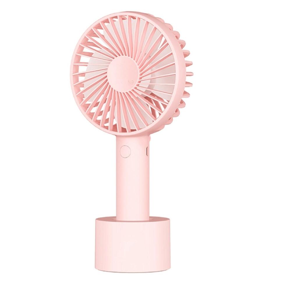 USB Rechargeable Personal Cooling Fan, Compact Size Handheld Fan with3Speeds Adjustable Angle Lightweight Portable Handheld Fan for Travel Home