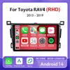9-дюймовый Android 14 автомобильный радиоприемник мультимедийный проигрыватель для Toyota RAV4 RAV 4 XA40 2013 - 2019 RHD Android Auto беспроводной Carplay DSP стерео