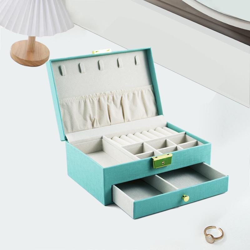 Новая коробка для хранения ювелирных изделий, креативная настольная большая кольцевая серьга, многофункциональная шкатулка для ожерелья