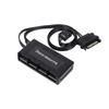 Внутренний USB-хаб расширения USB с SATA, Компактный USB-разветвитель, Двойной дисплей, Идеально для ПК, Кабель, Черный, Монтаж на панель, Хаб, Магнитный, Материнская плата, 2.0 Хаб,
