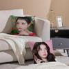 Sweet Korean Singer Beautiful Actress IIU Cushion Cover Throw Pillow Cover Hidden Button Durable Polyester Chair Cushion