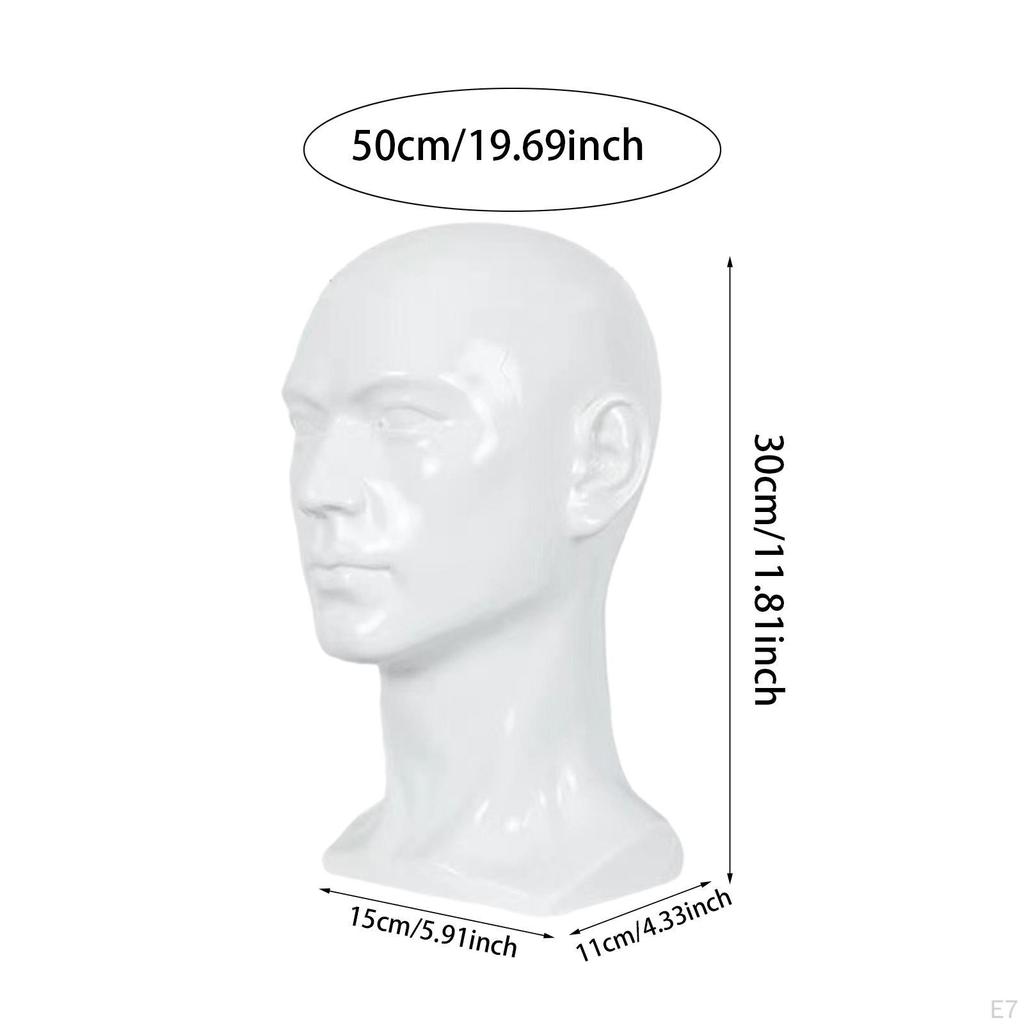 Мужской манекен голова шляпа дисплей стенд косметические аксессуары многофункциональный манекен парик для