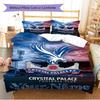 Name Custom Crystal Palace FC Pattern Bedding Set Quilt Cover Pillowcase Home Decor Gift (1 * duvet cover + 2 * pillowcase, without core)