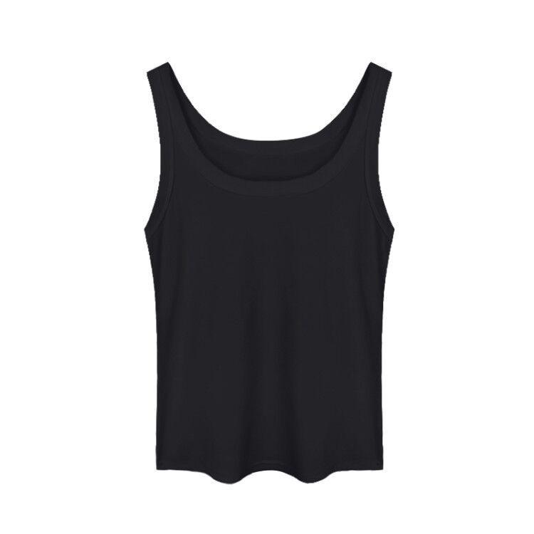 Женский трикотажный жилет в рубчик большого размера - Безрукавная майка для весны, лета и осени