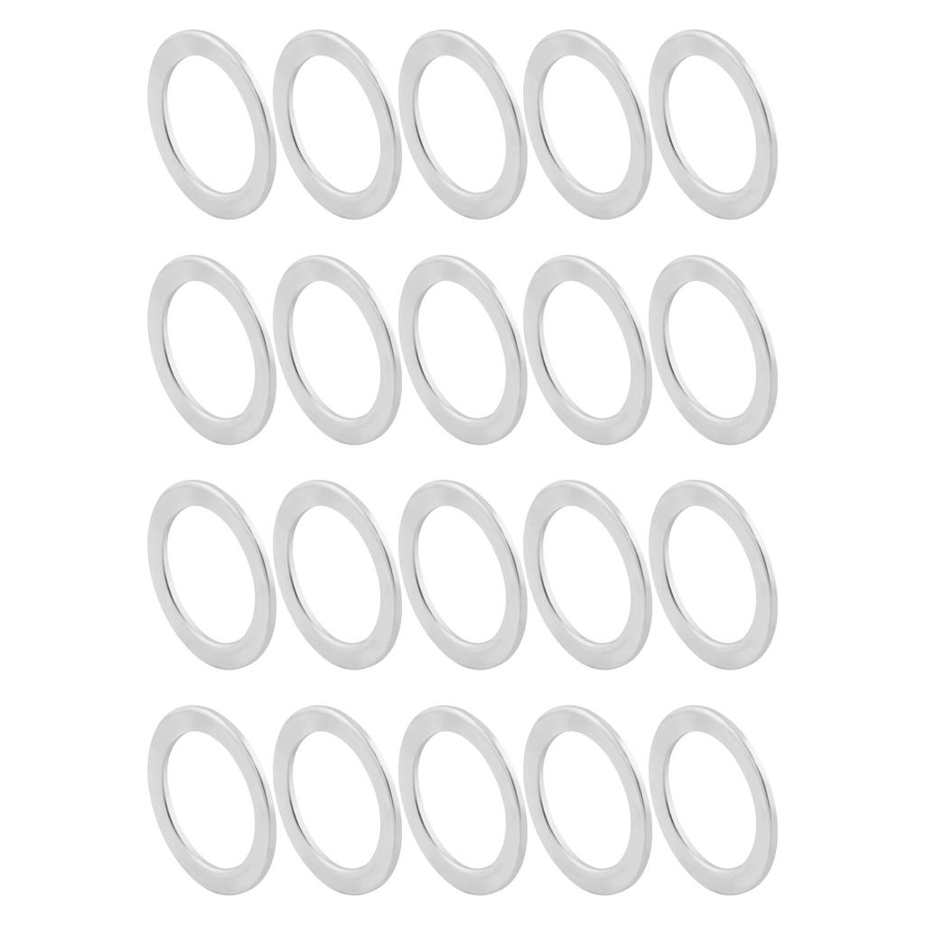 10 шт./упак. прокладка педали велосипеда из нержавеющей стали, набор для замены шайб педали велосипеда для горного велосипеда, шоссейных велосипедов