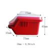 1Pcs Blue Red Screw Organizer Box with Lid Tool Part Container Bin New Parts Storage Box