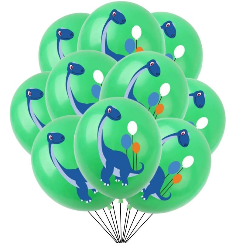 10/30pcs 12Inch Dinosaur Latex Balloon Set Jungle Wild Animal Kid Birthday Party Supplies Dinosaur Theme Party Baloons Decoratio