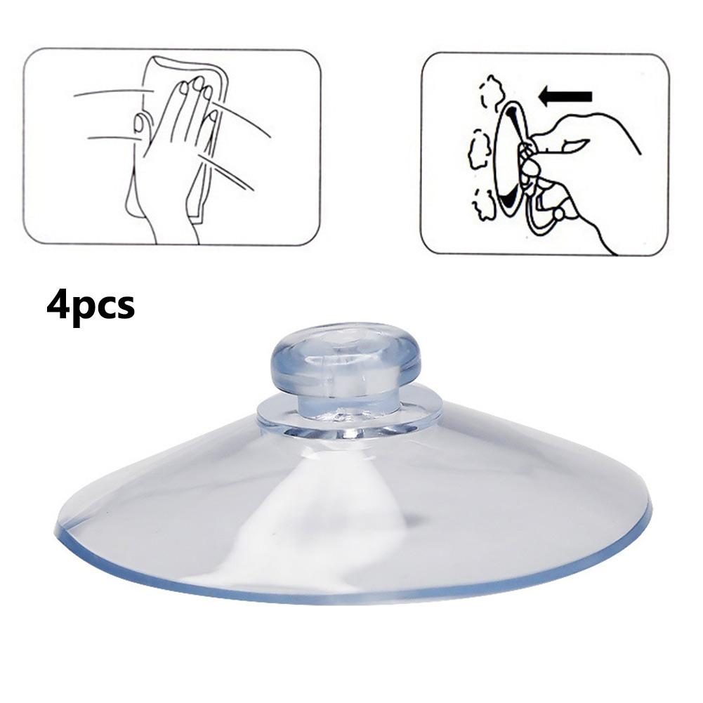 Transparent Suction Cup 4pcs/10pcs Aesthetics Clear