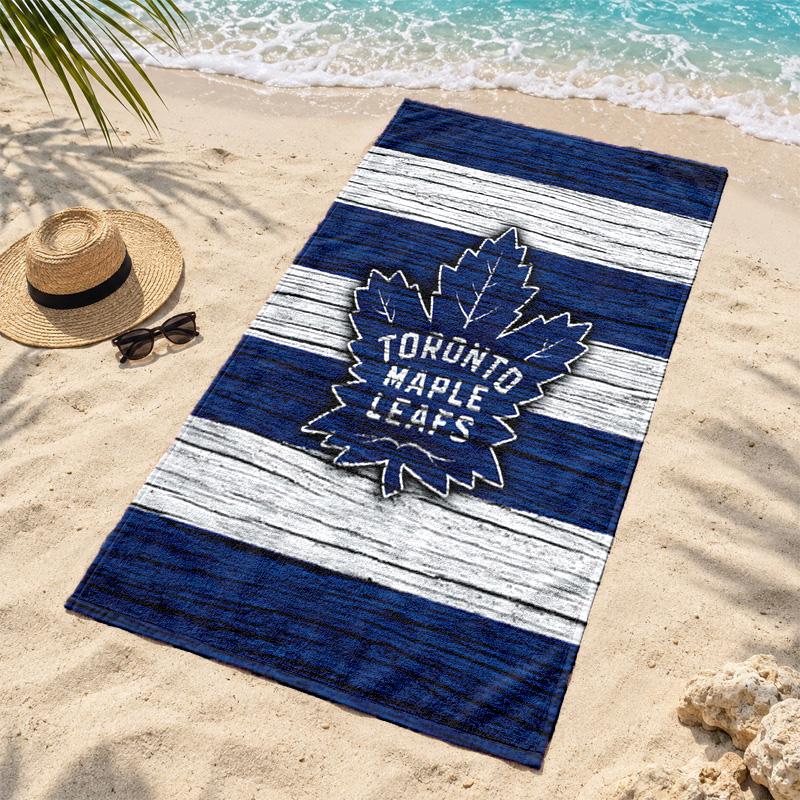 Toronto Maple Leafs Beach Towel Quick Dry Sand Free Lightweight Beach Towels for Travel Swimming Camping