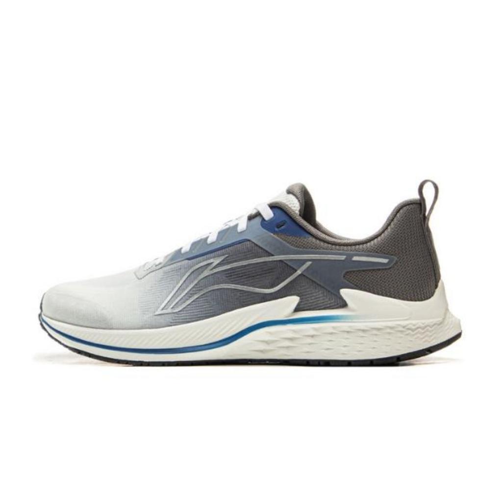 Li Ning Wind Wing Simple Versatile Non-Slip Wear-Resistant Low-Top Casual Running Shoes Men Sneakers White Gray ARBV003-4