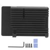 Aluminium Alloy Heatsink Case Protective Shell 2‑Layer Outer Casing for Raspberry Pi 4B