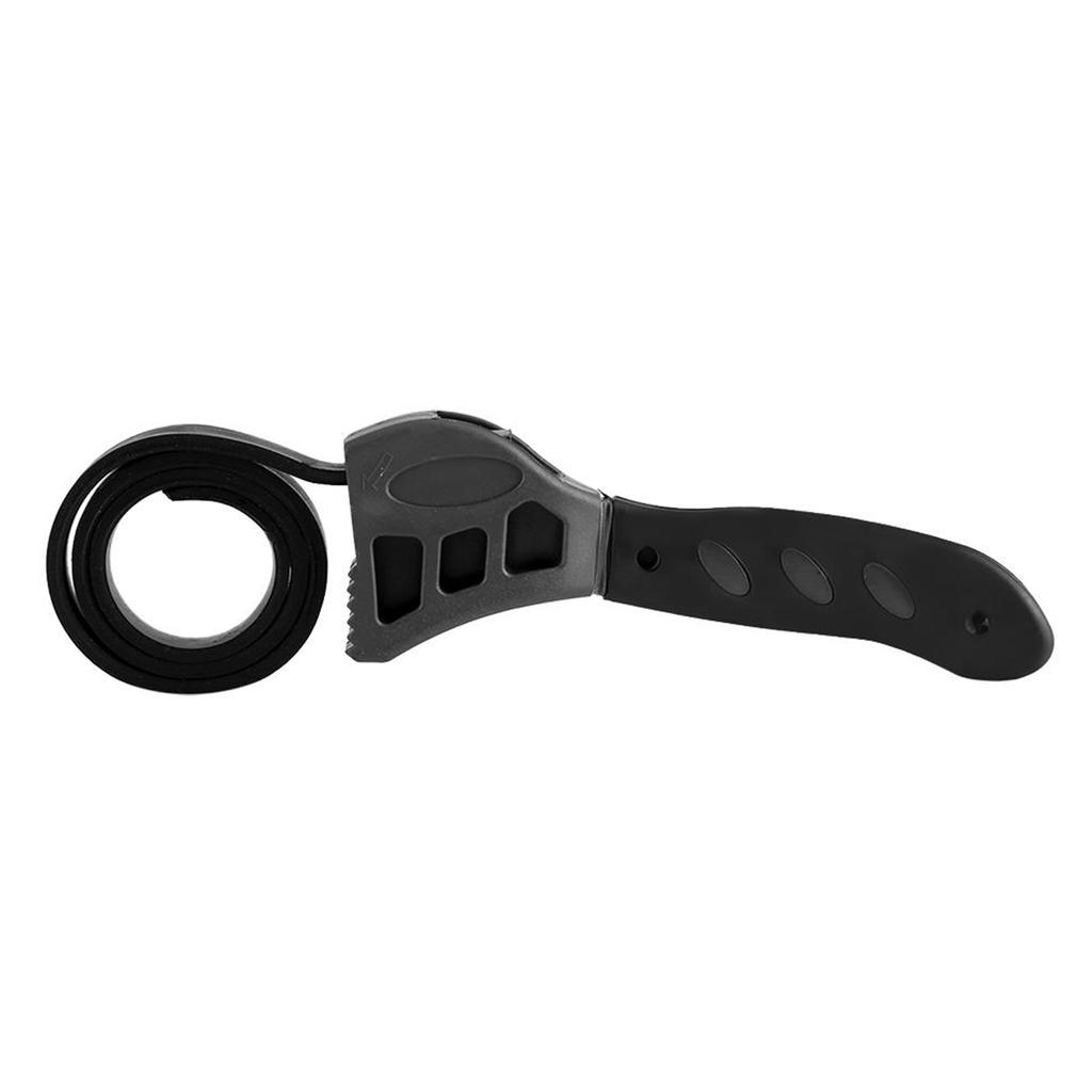 500mm Plastic Strap Wrench Jar Lids Tighten Loosen Plumbing Tool Universal Oil Filter Spanner