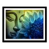 Buddha&Lotus Icon Diamond Painting Cross Stitch Pattern Embroidery Full Round Rhinestone Hobby