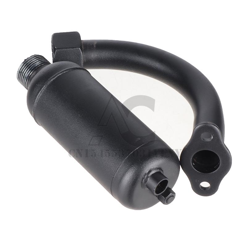 New muffler exhaust pipe for 49cc 60cc 66cc 80cc 100cc 2 stroke electric bike motorcycle exhaust pipe muffler