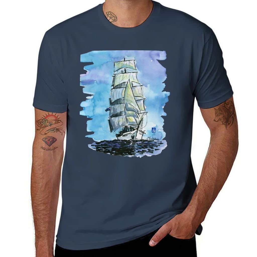 Tall Ship Watercolor 2 TShirt G Unisex T Shirts For Unisex TShirt