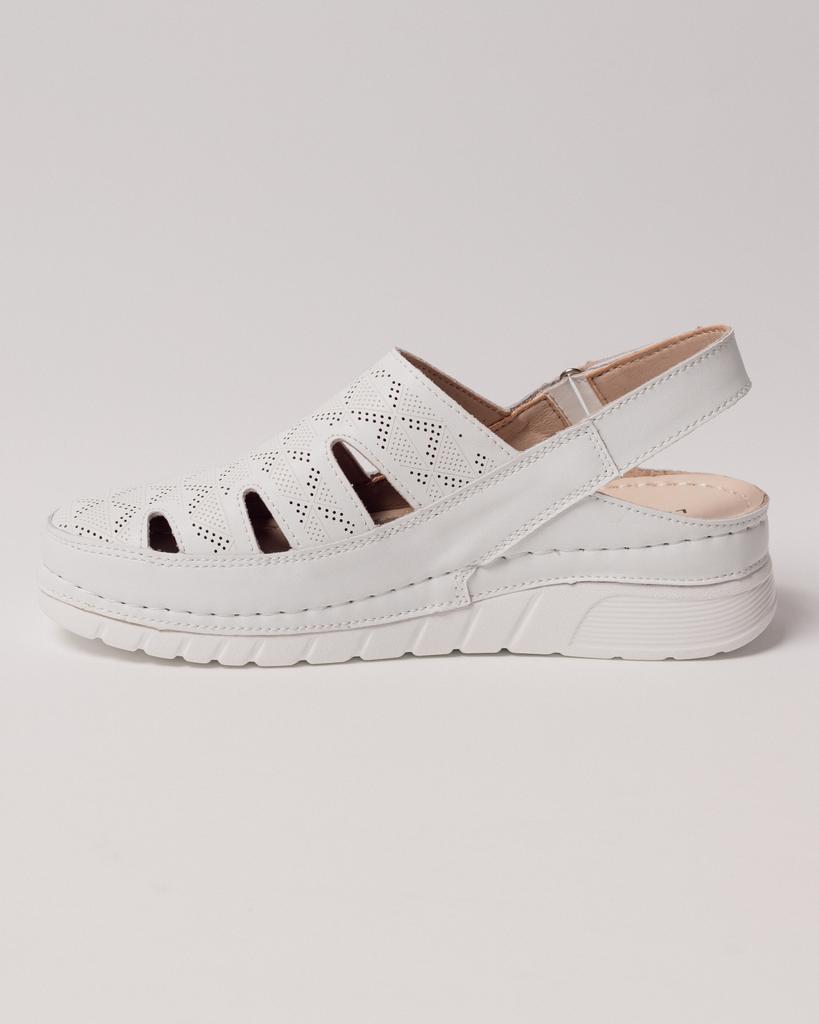 Босоножки на платформе Lifexpert 3252 36 белые кожа